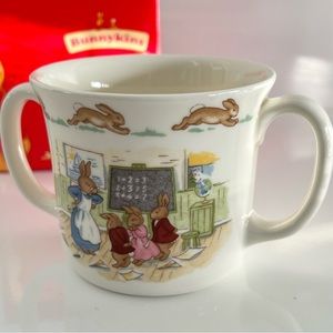 Royal Doulton Bunnykins Cup Mug At School Vintage Children Mug